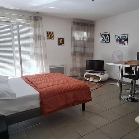 Beau Studio Tout Confort Au Calme Avec Parking . Appartement Villeurbanne Buitenkant foto