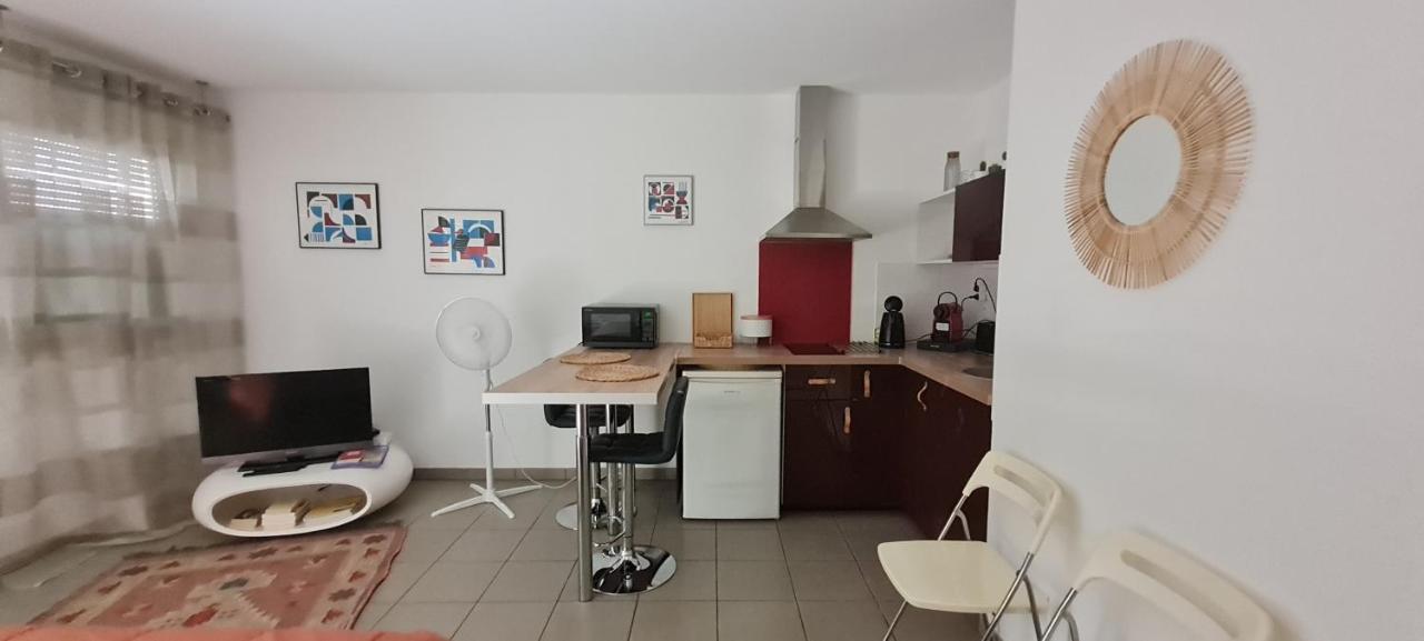 Beau Studio Tout Confort Au Calme Avec Parking . Appartement Villeurbanne Buitenkant foto