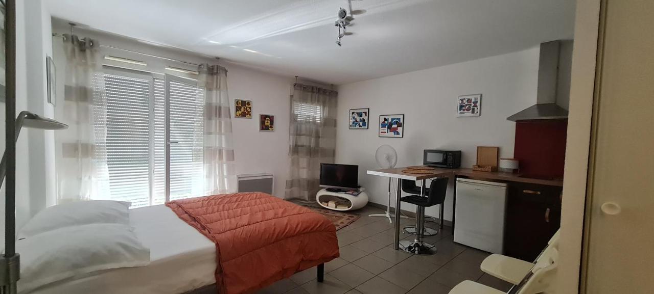 Beau Studio Tout Confort Au Calme Avec Parking . Appartement Villeurbanne Buitenkant foto