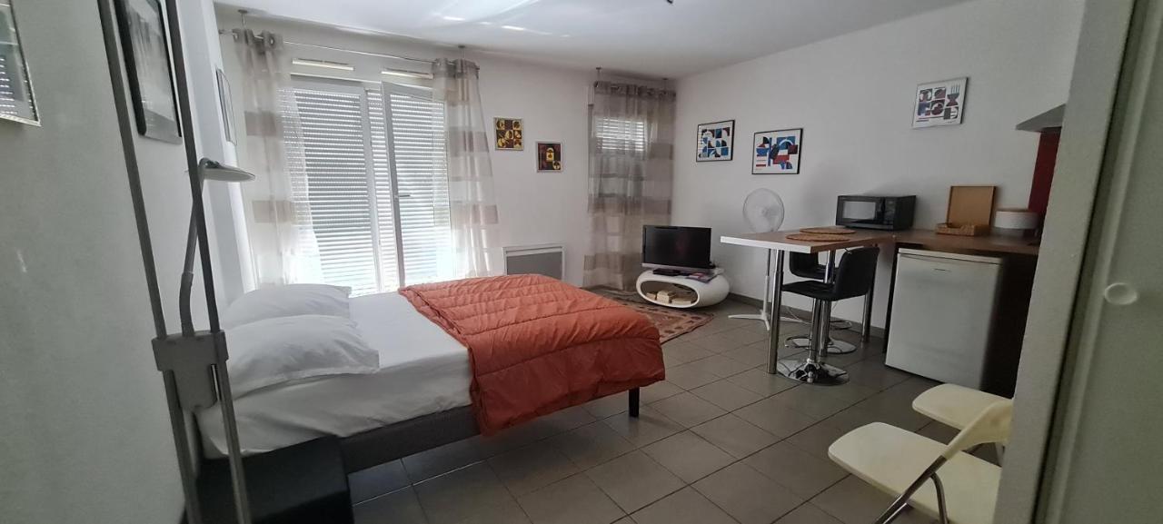 Beau Studio Tout Confort Au Calme Avec Parking . Appartement Villeurbanne Buitenkant foto